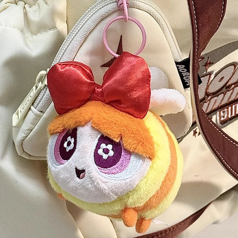 Оригинальный плюшевый брелок Powerpuff для девочек серии «Пчела» 8 см и мягкая игрушка 20 украшение детский рождественский Фото №6