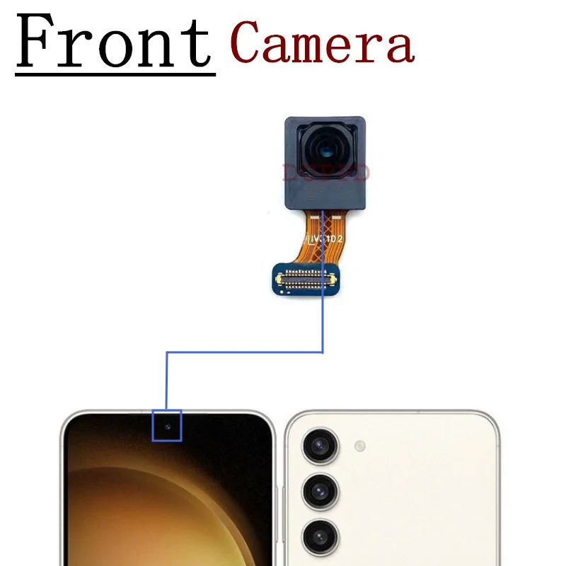 Rear Front Camera For Samsung Galaxy S23 5G S911 SM-S911E S911B S911U Frontal Selfie Back Backside Camera Module Spare