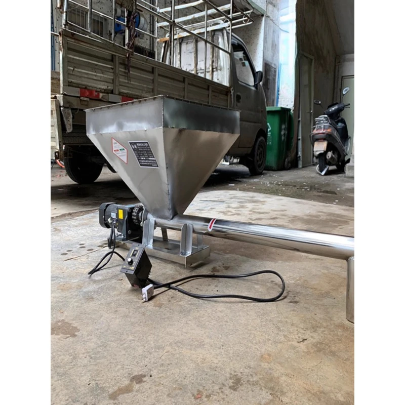 الفولاذ المقاوم للصدأ دوامة المغذية نقل مسحوق البلاستيك الحبيبية المسمار المضافة التغذية التلقائية Masterbatch المغذية #3