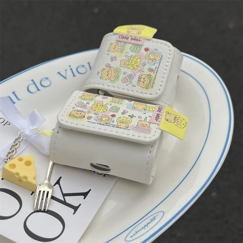 Protective Cover for Apple Airpods, Cartoon, Butter, Cheese, Bear, Wireless, Bluetooth Headset, Pro 2nd Generation