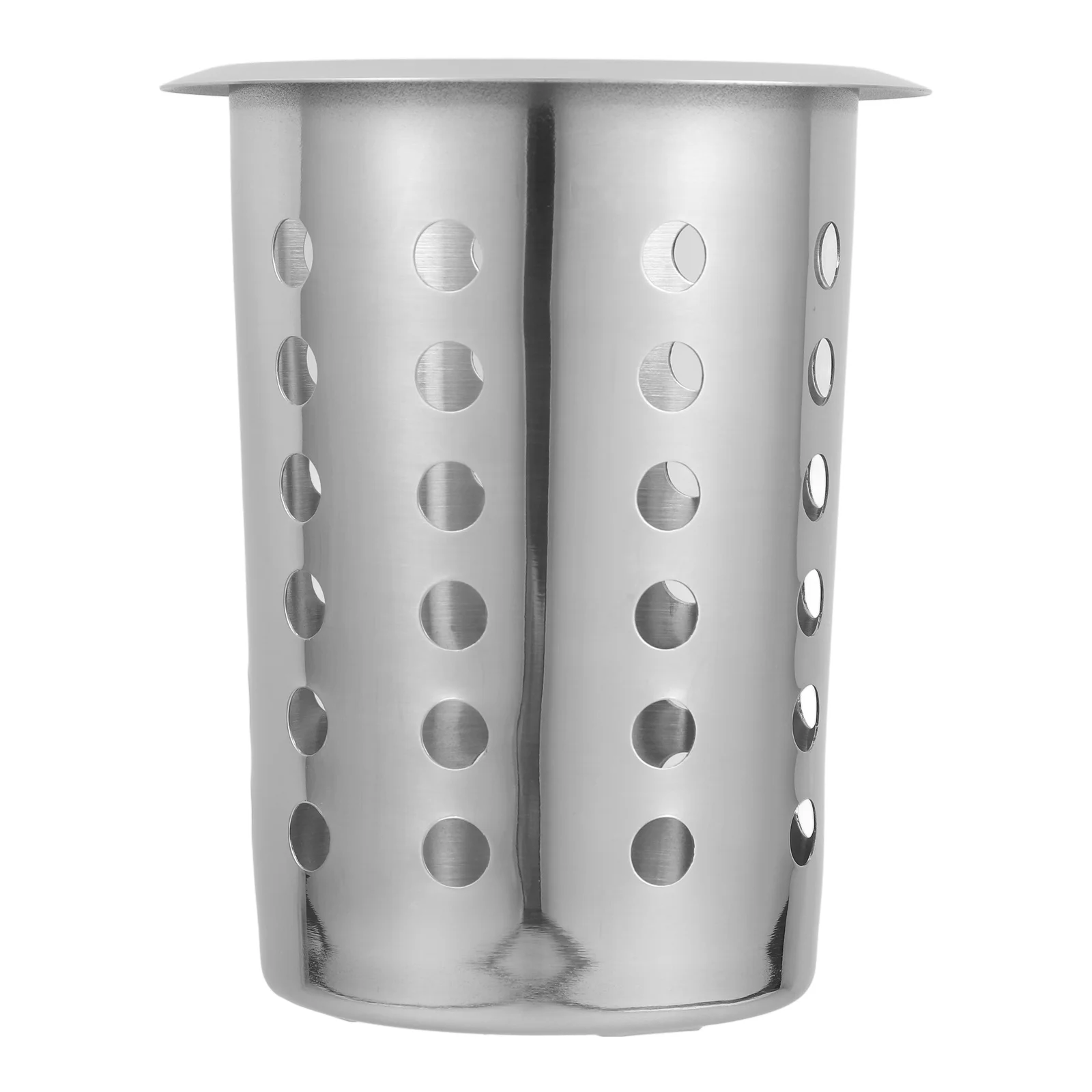 

Kitchen Utensil Holder Organizer for Chopsticks Spoons Forks Stainless Steel Countertop Storage Solution Modern Kitchen Decor