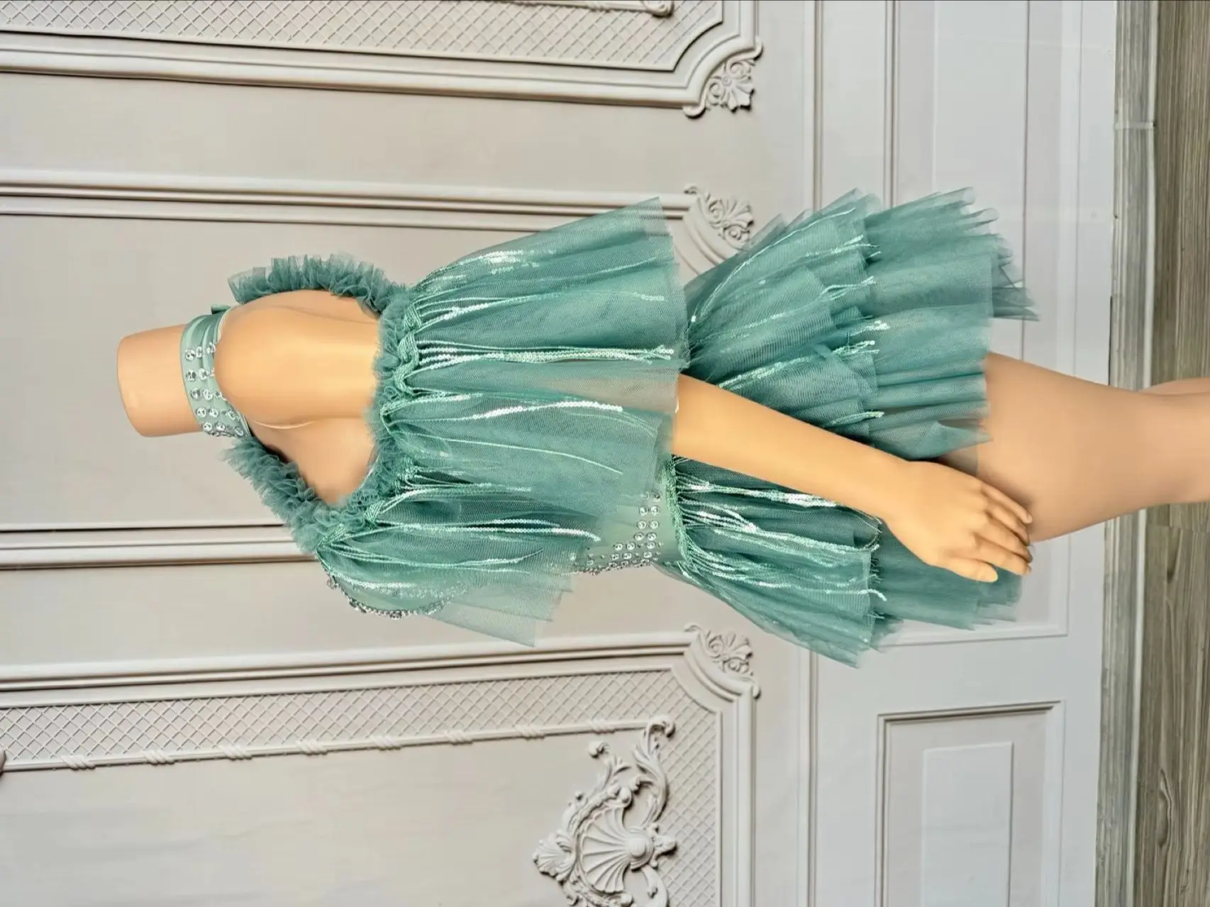 Bibo Off shoulder Pleated Mini Dress Bodysuit Sexy Women Birthday Celebrate Party Costume Party Outfit Concert gig Dance Wear