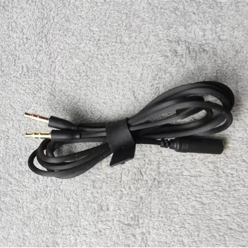Replacement Audio connect cable For Razer Blackshark V2 V2X Gaming Headset Replacement aux 5 cores cable
