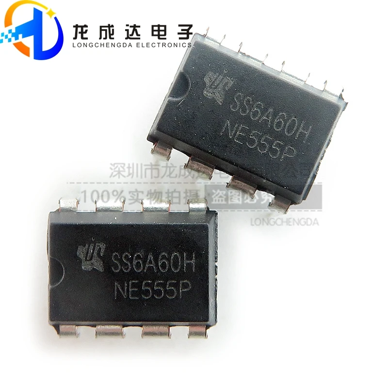 30pcs original new NE555 NE555P DIP8 clock programming timer oscillator