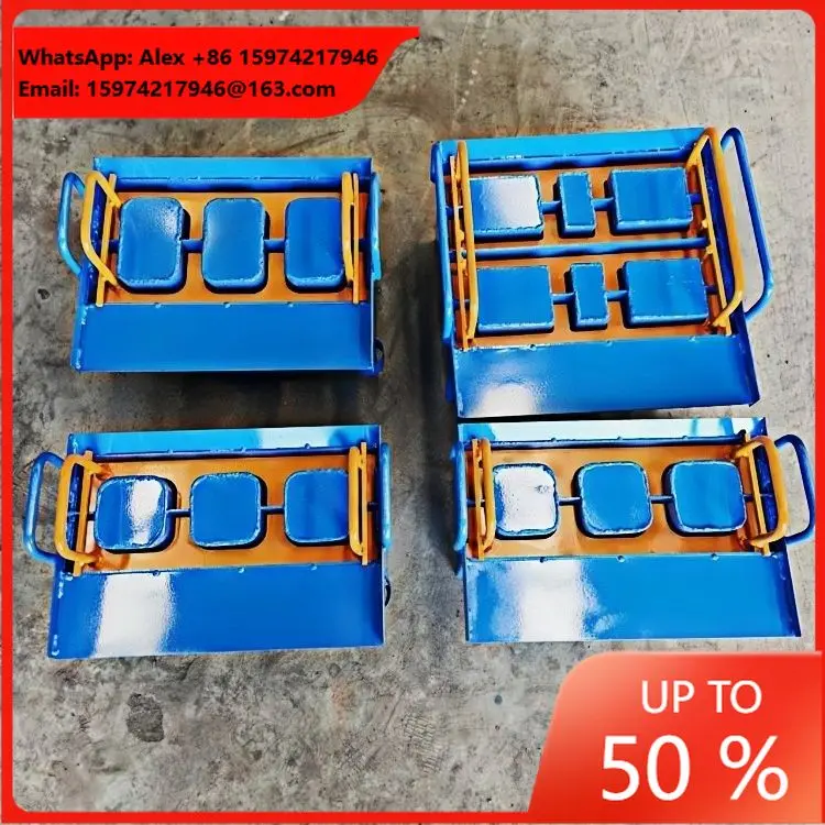 Simple Electric Manual Unfired Brick Forming Machine Easy Operation Hollow Interlocking Concrete Block Mold Manual Mini Mould
