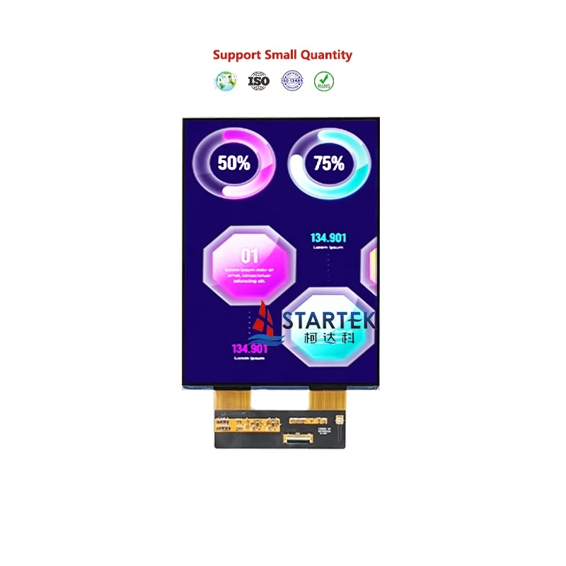 10インチ 1200x1600 全反射型TFT LCDモジュール、太陽光下でも見やすい、MIPIインターフェース搭載