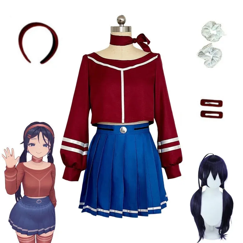 

Game MiSide Crazy Mita Cosplay Costume RolePlay Women JK full Uniform Primary Yandere Outfit Halloween Creepy Mita Party Clothes