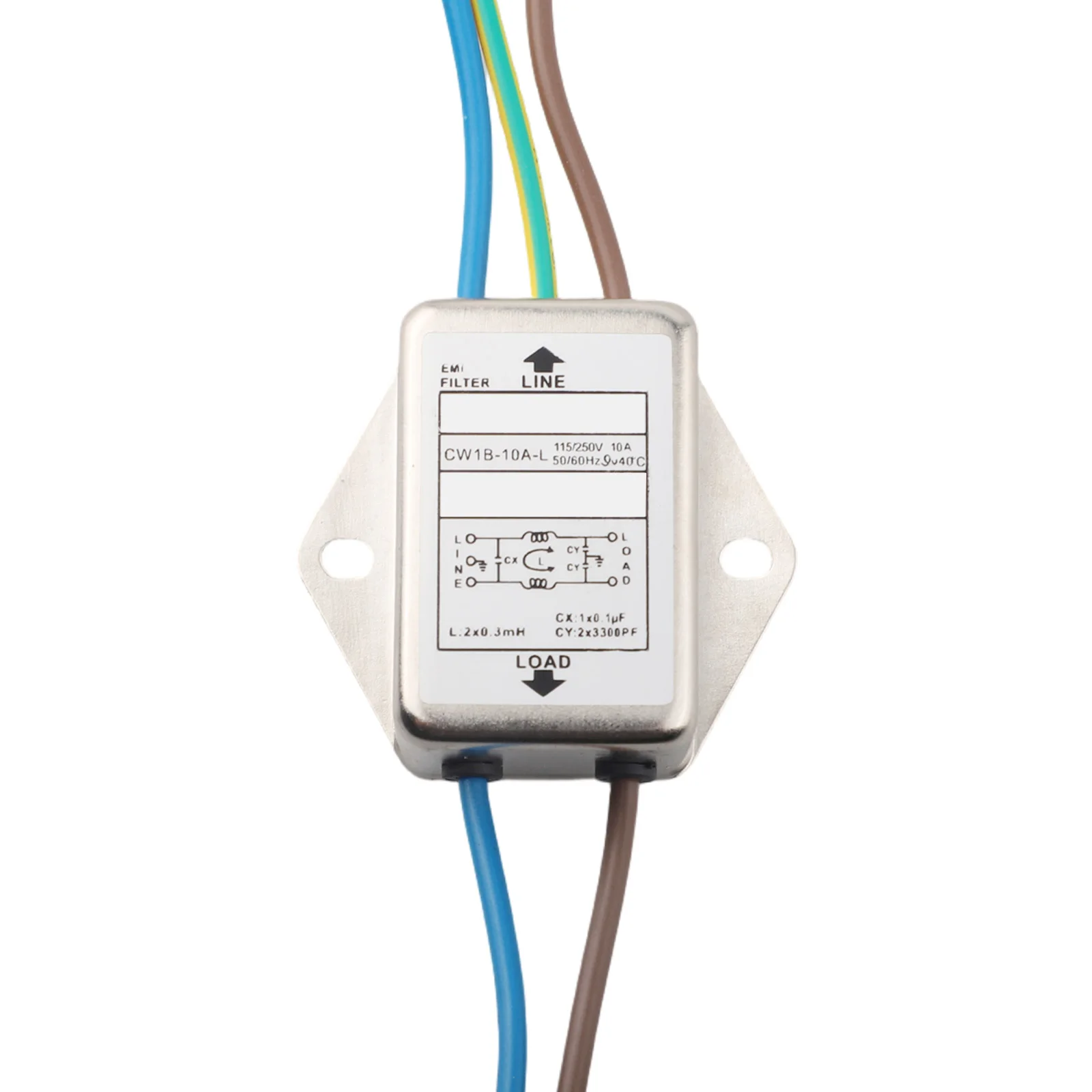 CW1B-L Single-Stage Filter for Single-Phase Power Supply Input 250VAC 50/60Hz 1A 3A 10A 30A High Stability Performance