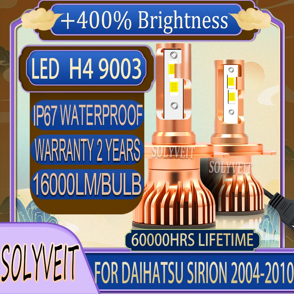 

Easy to Install Improve Driving Safety at Night High Low Beam Headlight For DAIHATSU Sirion 2004 2005 2006 2007 2008 2009 2010