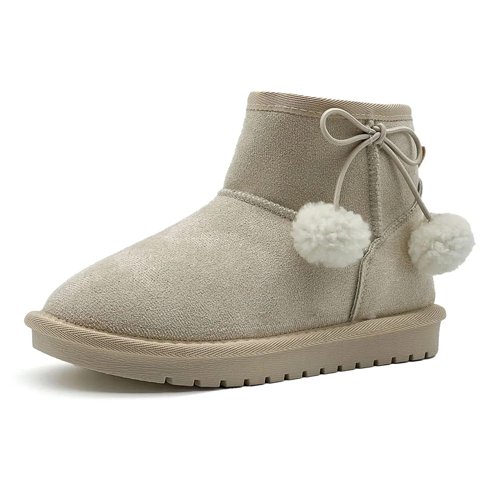 

Детские зимние ботинки, зимние ботинки, теплые замшевые ботильоны на подкладке из искусственного меха, уютные нечеткие ботильоны, короткие ботинки для маленьких девочек и мальчиков