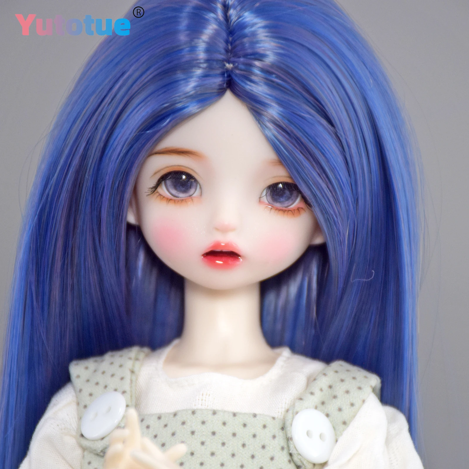 

YUTOTUE 12 inch Height Mechanical Joints Girl Doll with Face Makeup and Removable Wig Clothes Kids Toy
