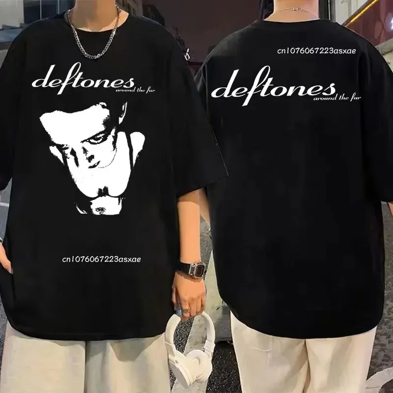 Plus-size Women's Dress Men Limited Edition Deftones T-shirt Around Fur T-shirt Adrenaline Tshirt White Pony Deftones Merch T