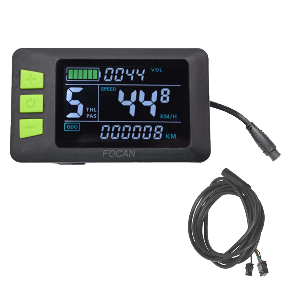 P3C sm 5p 6p LCD Display Dashboard Colorful Screen 24V 36V 48V 60V Electric Bike Meter for Electric Scooter