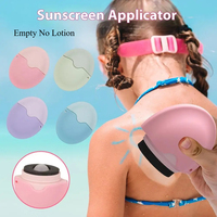 NEW Suncream Applicator Silicone Lotion Applicator Refillable Roll On Sponge Applicator for Kids Adults Empty Refillable Bottles