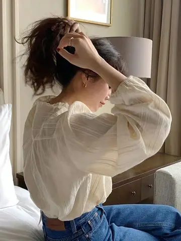 8 best sales romantisk blus - №8