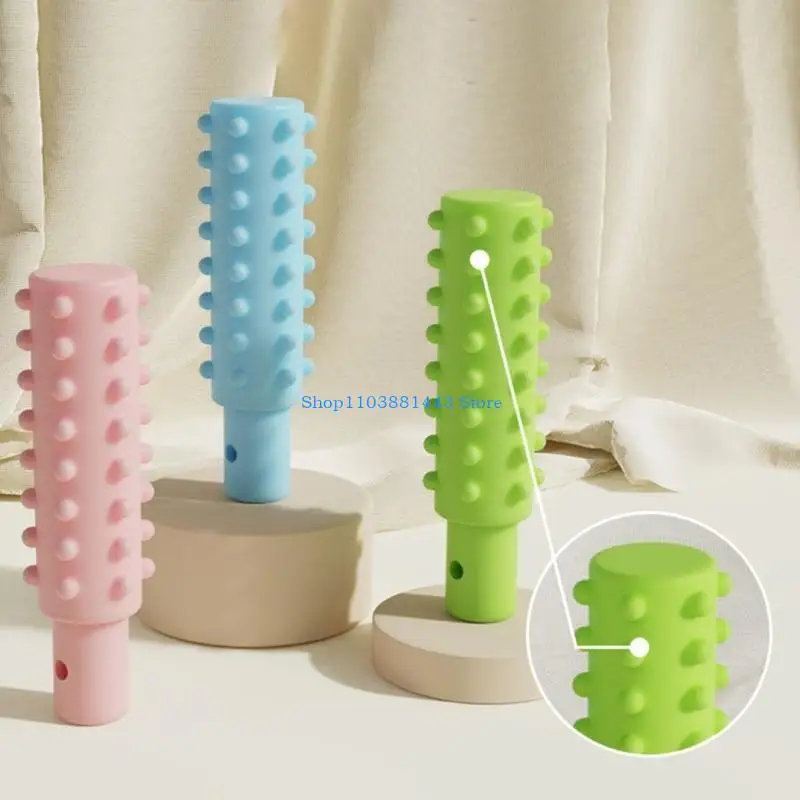 Q6RE مدلك اللثة السيليكون الصديق للأطفال لراحة التوحد ومقاومة الحرارة #3