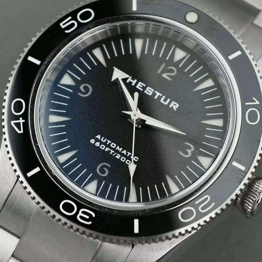Hestur Sandwich Dial Men's Automatic Watch NH35 40mm, 20Bar, BGW9
