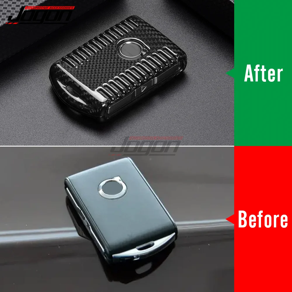 For Volvo XC60 XC90 XC40 S60 S90 V60 V90 Polestar 1 Polestar 2 Car Key Case Cover Shell Key Fob Carbon Fiber Key Cover Protector