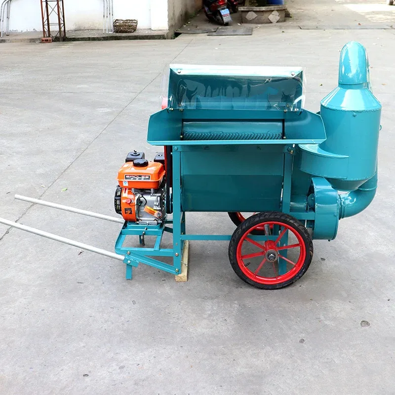 Straw Throwing Seed Thresher With Engine And Motor Core Components Corn Threshing Machine Price