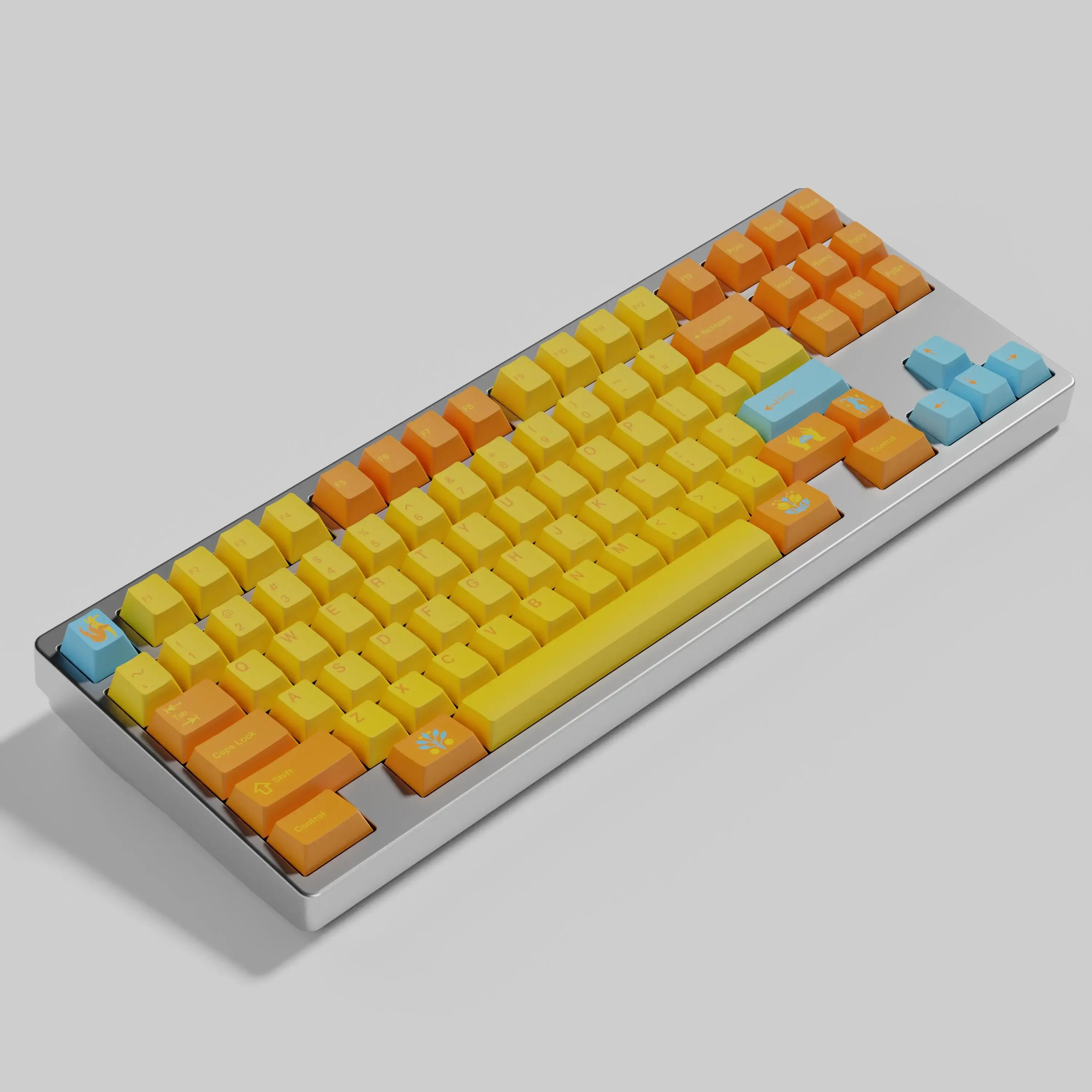 Ecstasy keycaps, custom mechanical keyboard PBT sublimation original height