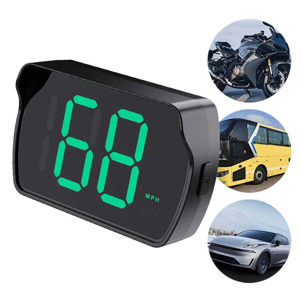 Car Head Up HD Display GPS Speedometer KMH  For MPH Digital HUD Headsup Display Car Automatic Light-sensitive Function Extra-lar