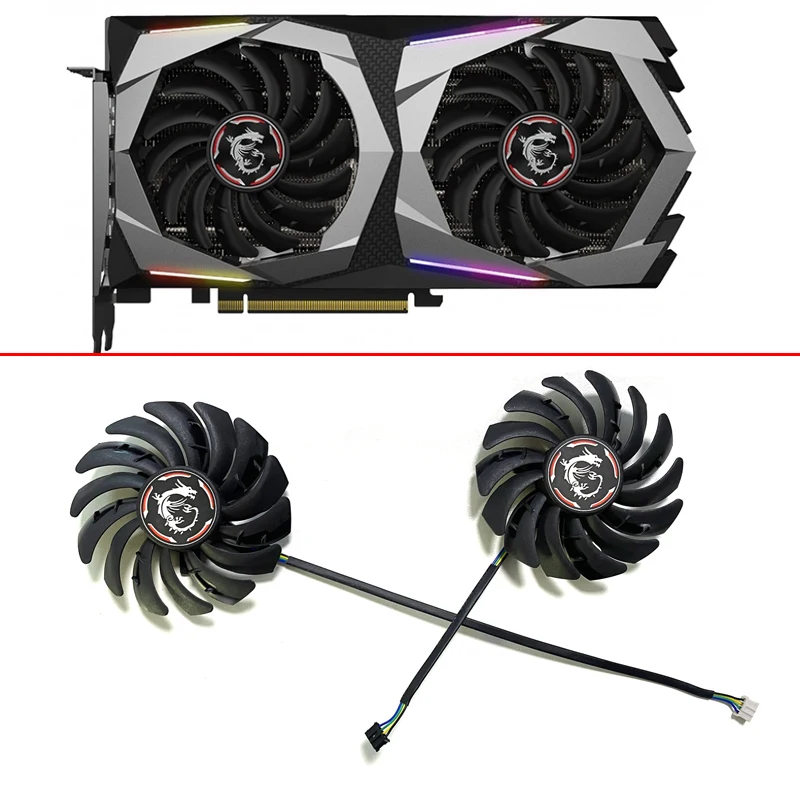 NEW 87mm PLD09210S12HH 4PIN 0.40A RTX2060 GPU FAN For MSI GeForce RTX 2060 Super GAMING X Graphics Card Fan Cooling Fans