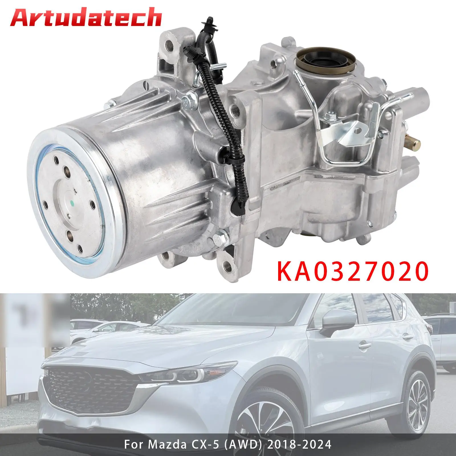 Artudatech Rear Axle Differential Carrier Assembly KA0327020 For Mazda CX-5 CX-9 AWD 2018 2019 2020 2021 2022 2023 2024