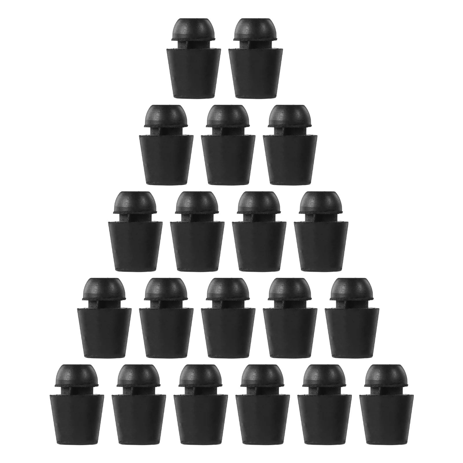 

50pcs Car Door Anti-Collision Rubber Absorber Cap For Trunk Hood Doors Bumper Protector Auto Body Pad