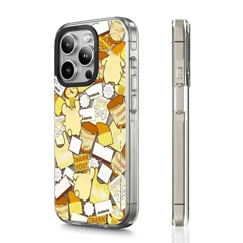 

MagSafe Acrylic Transparent Border Dessert Dog Pattern iPhone 11 12 13 14 15 Pro Max Protective Case