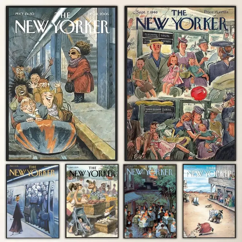 Pattern T-The N-New Y-Yorker Poster HD art, waterproof, sticky wall, home decoration (living room, bedroom, bar), aesthetic
