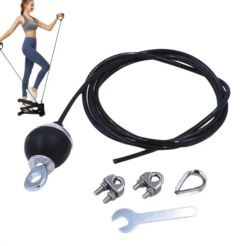 

Pulley Cable Thick Steel Wire Rope Cable Pulley Attachments Thick Cable Pulley Attachments Home Gym Cable Pulley System
