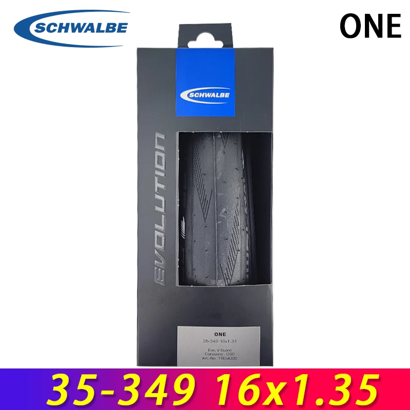 

SCHWALBE ONE 35-349 16x1.35 16 Inch Black Folding Tire for Brompton Folding Bicycle BMX Bike Tyres Cycling Parts