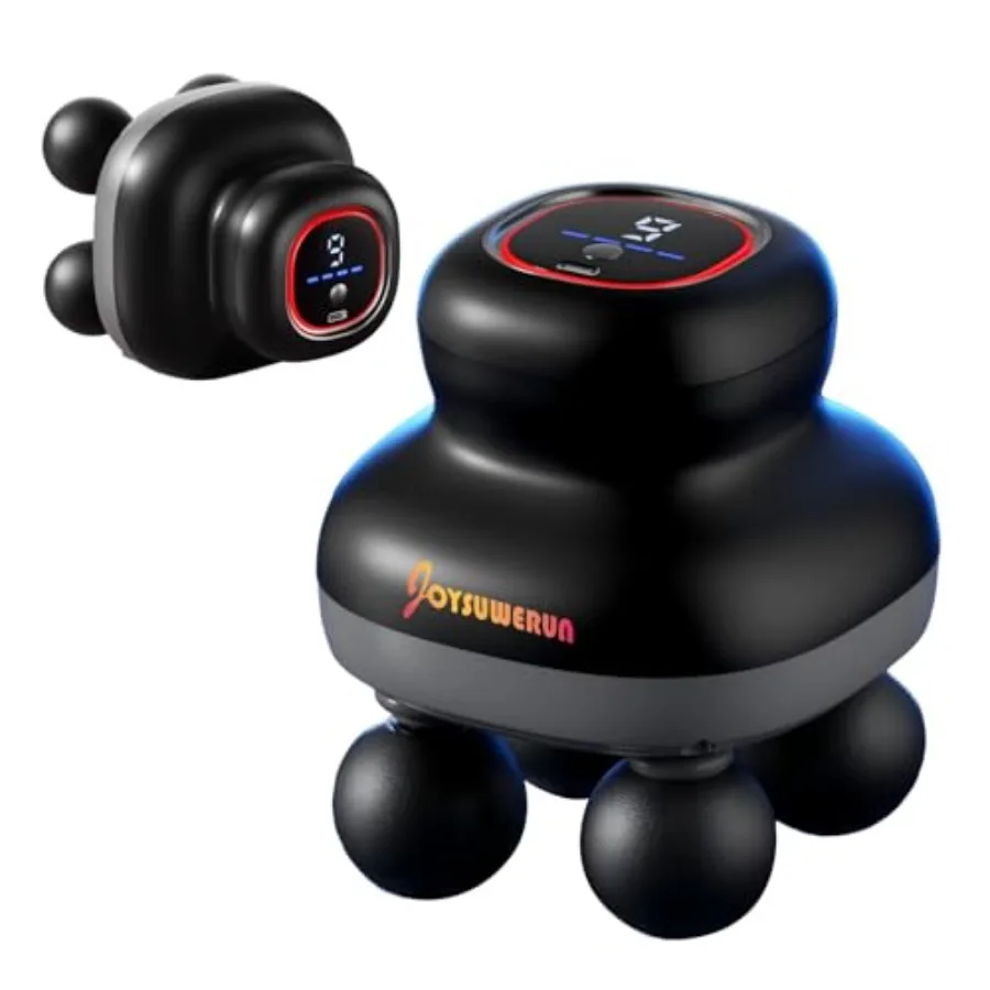 

Электрический массажный пистолет с 4 насадками, портативный перкуссионный массажер для глубокого массажа мышц спины и расслабления мышц