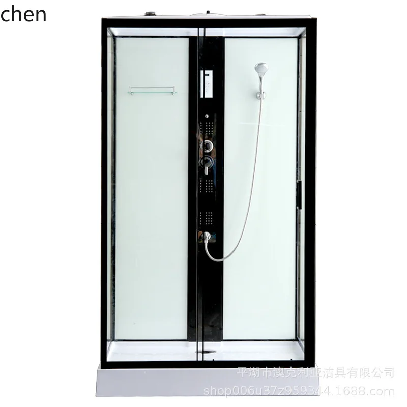 YFY Integrated Shower Room All-in-One Modern Minimalist Bathroom Tempered Glass Partition Household Swing Door Sanitary Ware
