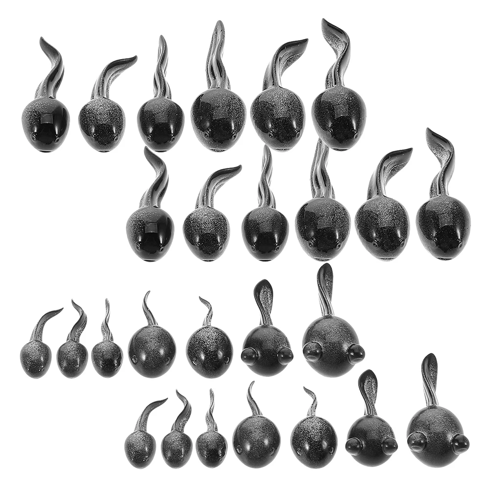 26pcs Micro Landschap Kikkervisjes Mini Hars Beeldjes Creatieve Decoratieve Ornamenten voor DIY Mos Tuinieren Terrarium Klein Dier