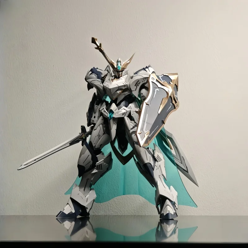 متوفر Snaa نموذج الأصلي طاولة مستديرة فرسان سلسلة تريستان العملاق الإلهي السيف ميكا التجمع نموذج سطح المكتب زخرفة لعبة Gif