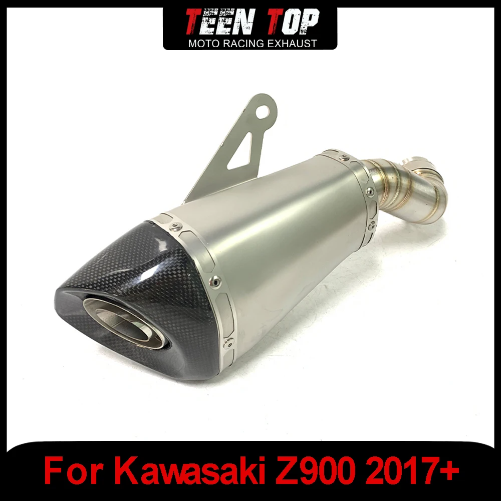

Slip On For Kawasaki Z900 Z 900 Motorcycle Exhaust Esacape Moto Silencer Muffler 2017-2022 Stainless Steel Exhaust Systems