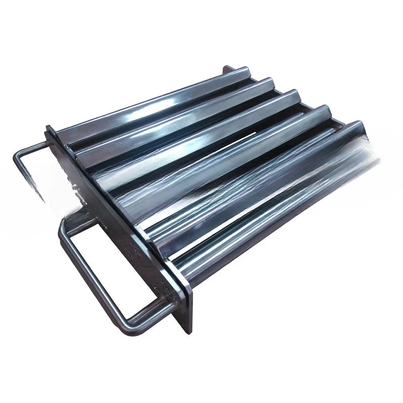 Square 11-tube ferromagnetic frame, easy-to-clean type, permanent magnet magnetic frame