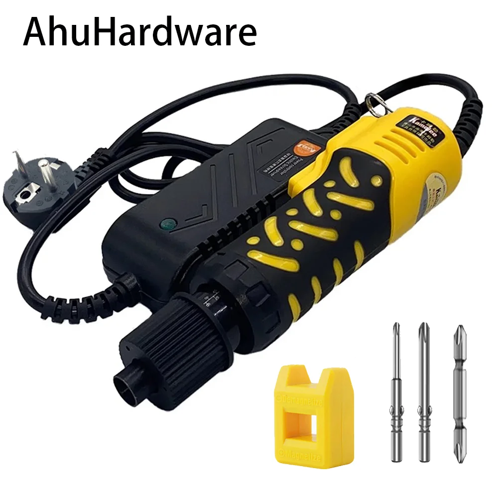 AhuHardware Mini Powerful Semi-automatic Electric Screwdriver 220V Electric screwdriver Repair and disassembly Power tools
