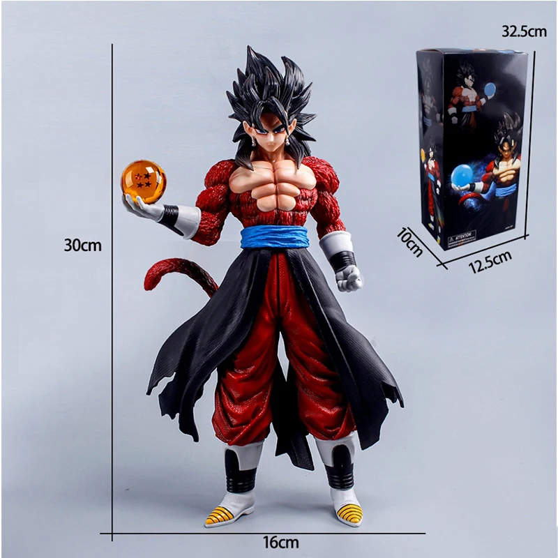 

30 см Dragon Ball GK серии новый Dragon Ball Super Four Vegeta персиковый красный Гоку фигурка украшения коллекция подарков