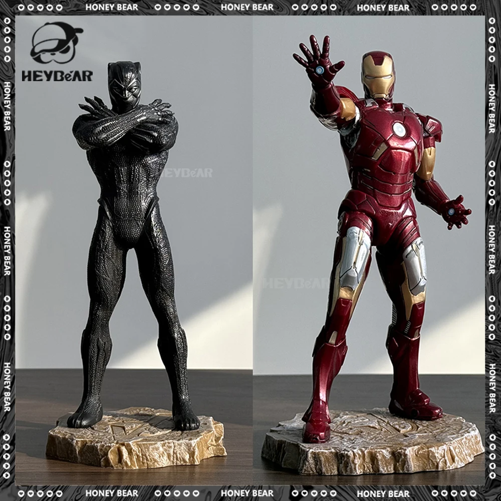 

Avengers Figure Iron Man Action Figure Black Panther Figurine Tony Stark Model Doll Collect Desk Decoration Toys Birthday Gift