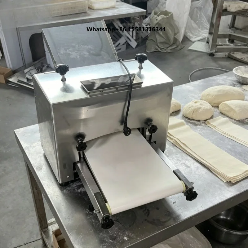 Commercial Dumpling Wrapper Machine, Automatic Dough Roller for Dumpling, Ravioli & Wonton
