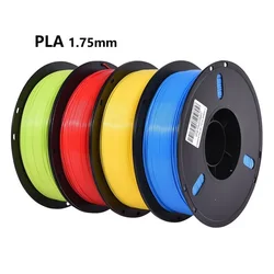 3D Printer PLA Filament 1.75mm 1kg/500g/250g PLA Black Silver 3D Printing Pen Supplies Accessories Plastic 3D Printing Material