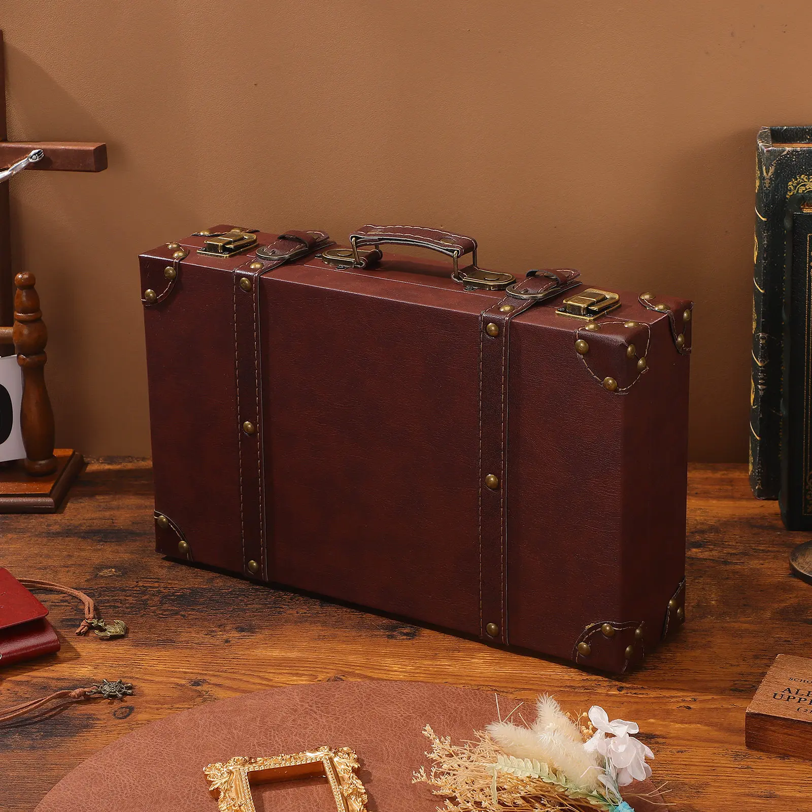 Klassieke Britse stijl vintage - Retro Vintage Trunk Suitcase recensie en prijs