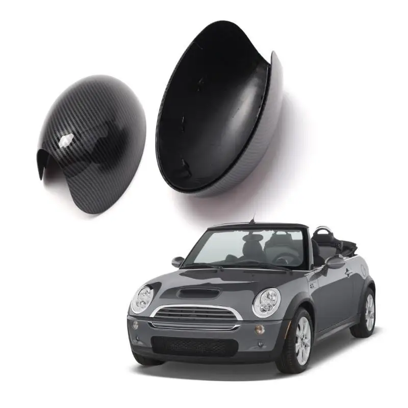 

Replacement Mirror Caps Shell Side Wing Mirror Cover Cap Trim for Series R53 R52 Auto Accessories