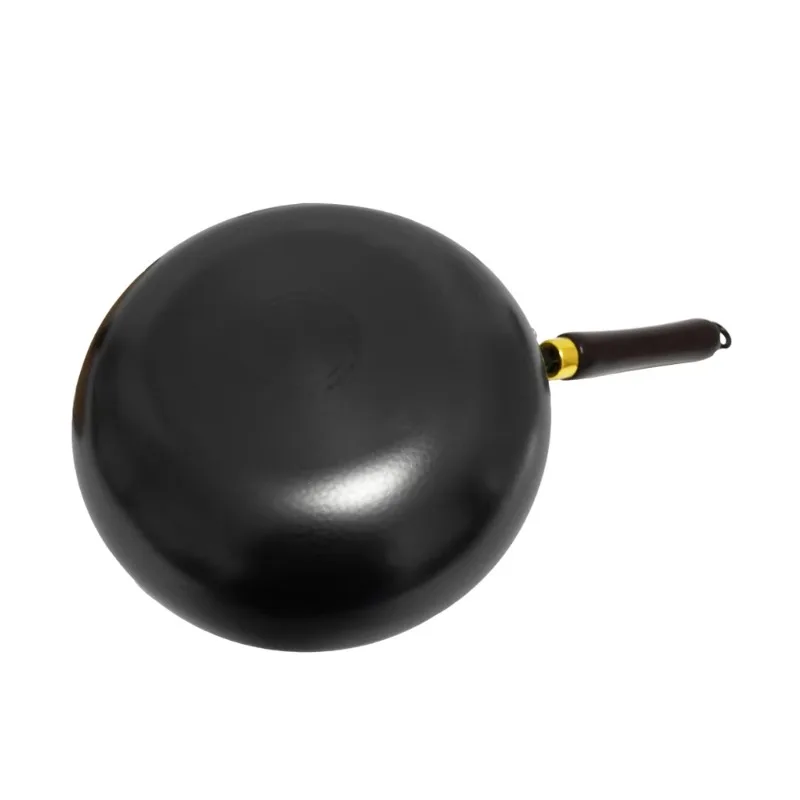 Iron big belly pot, fish scale pattern, uncoated, rust-proof, quick heating, daily cooking in home kitchen