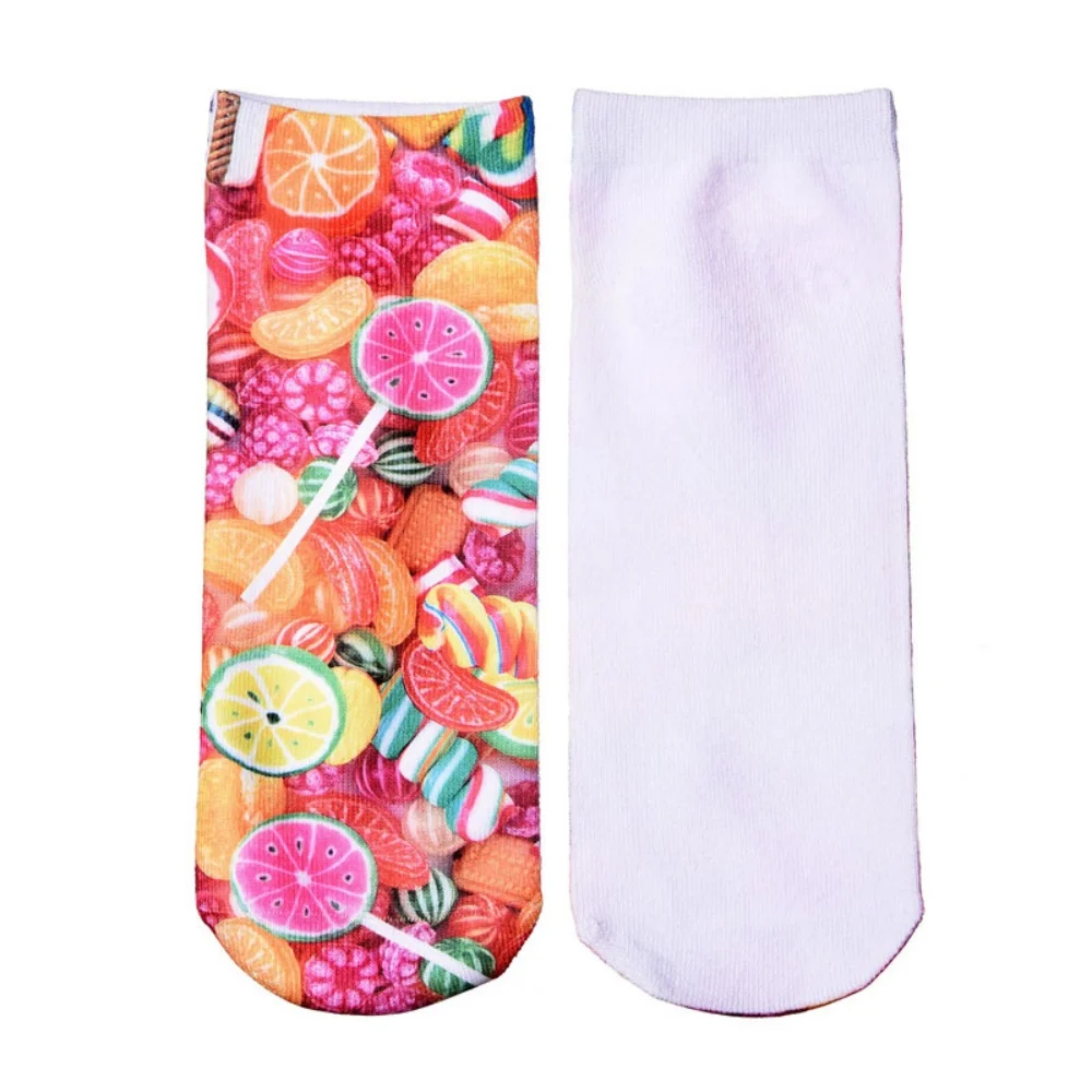 Neue 3D-Druck Tier Mode Tiger Panda Katze Hund Löwe Süßigkeiten Fleisch Kunst Bunte Frauen Lustige Socken Neuheit Geschenk Dropship – Detail 20