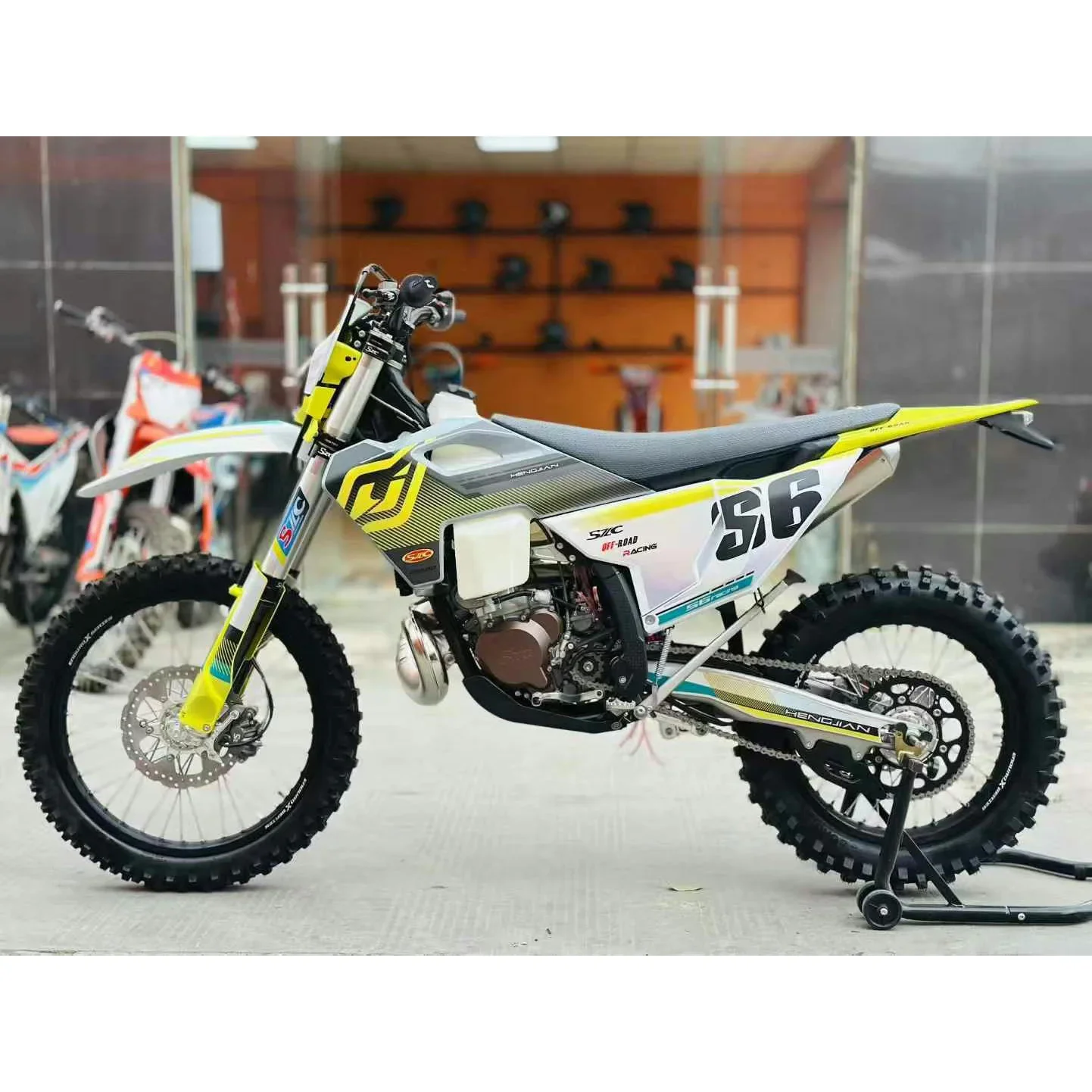 Hengjian S7-Z300 Single-cylinder Two-stroke Water-cooled Off-road Motorcycle Engine Moto Cross 293.2CC Dirt Bike
