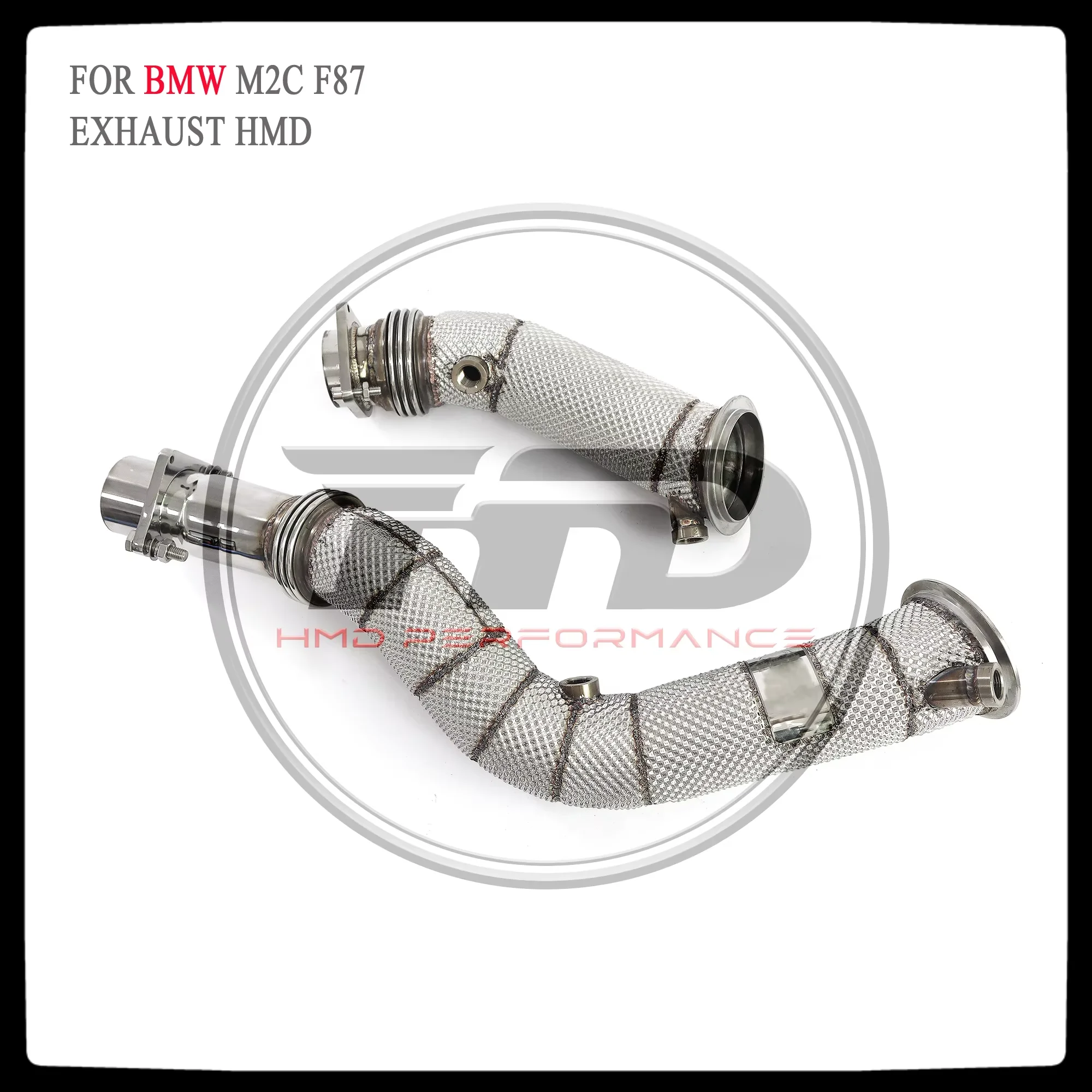

HMD Exhaust System High Flow Performance Downpipe for BMW M2C F87 Car Accessories With Catalytic