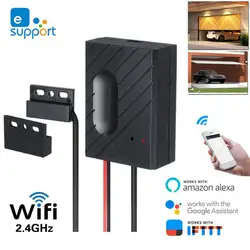 eWelink WiFi Switch Smart Garage Door Opener Controller APP Remote Control Work With Alexa Echo Google Home No Hub Required